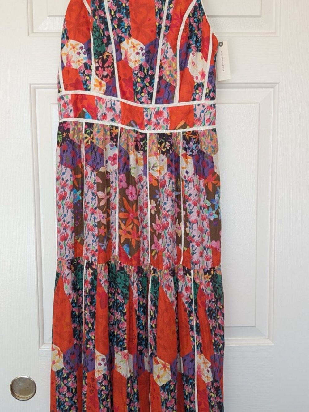 Anthropologie Square Neck Maxi Dress NWT - Picture 2 of 9